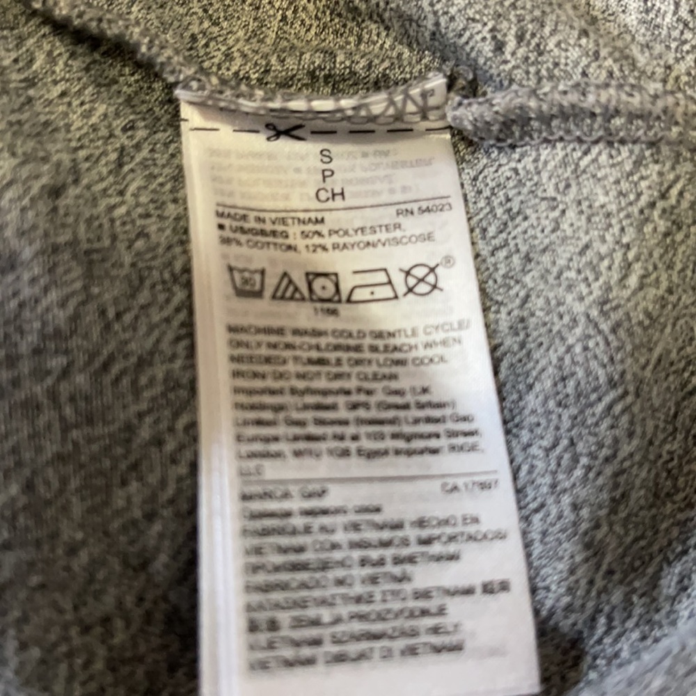 Gap Gray Flutter Short Sleeve Tee - image 3